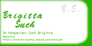 brigitta such business card